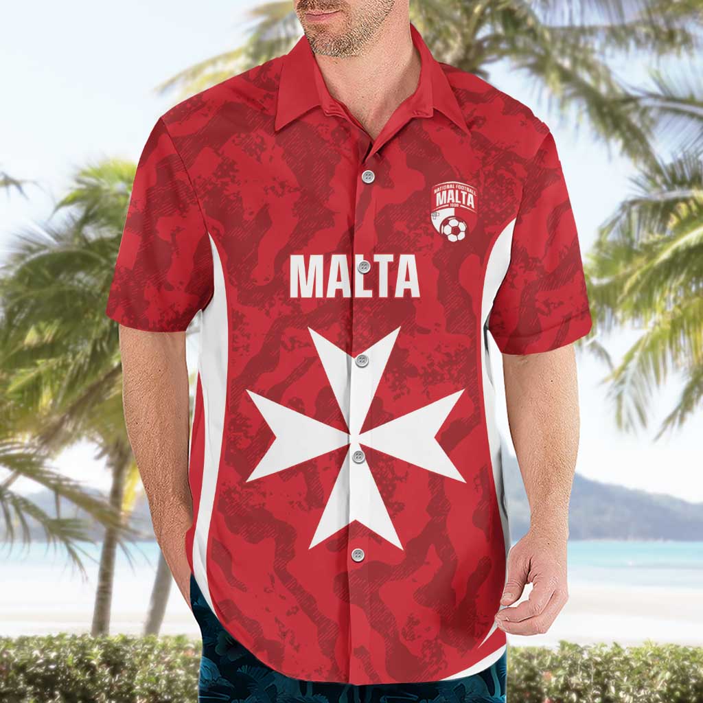 Malta Football Custom Hawaiian Shirt Come One Reds - Wonder Print Shop