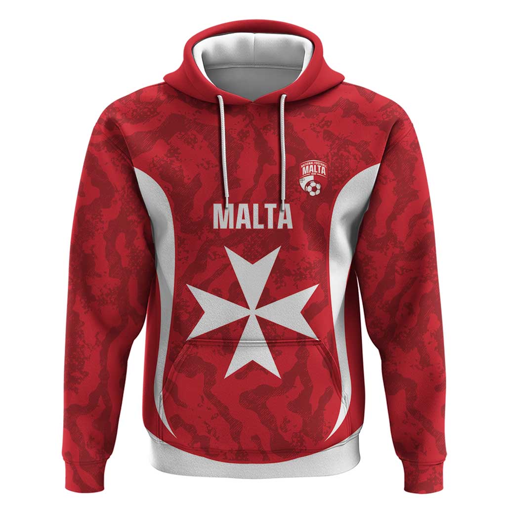 Malta Football Custom Hoodie Come One Reds - Wonder Print Shop