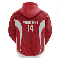 Malta Football Custom Hoodie Come One Reds - Wonder Print Shop