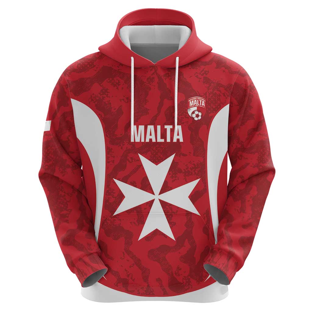 Malta Football Custom Hoodie Come One Reds - Wonder Print Shop
