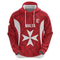 Malta Football Custom Hoodie Come One Reds - Wonder Print Shop
