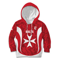 Malta Football Custom Kid Hoodie Come One Reds - Wonder Print Shop