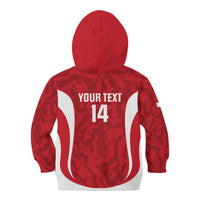 Malta Football Custom Kid Hoodie Come One Reds - Wonder Print Shop