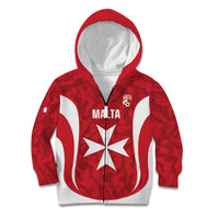 Malta Football Custom Kid Hoodie Come One Reds - Wonder Print Shop