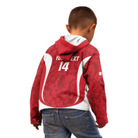 Malta Football Custom Kid Hoodie Come One Reds - Wonder Print Shop