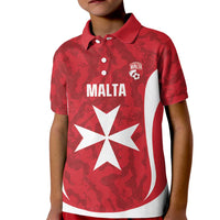 Malta Football Custom Kid Polo Shirt Come One Reds - Wonder Print Shop