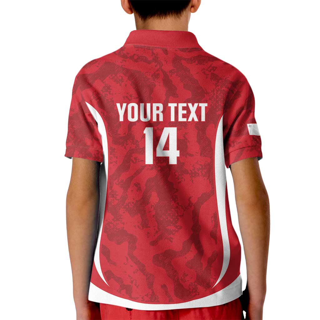 Malta Football Custom Kid Polo Shirt Come One Reds - Wonder Print Shop
