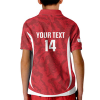 Malta Football Custom Kid Polo Shirt Come One Reds - Wonder Print Shop
