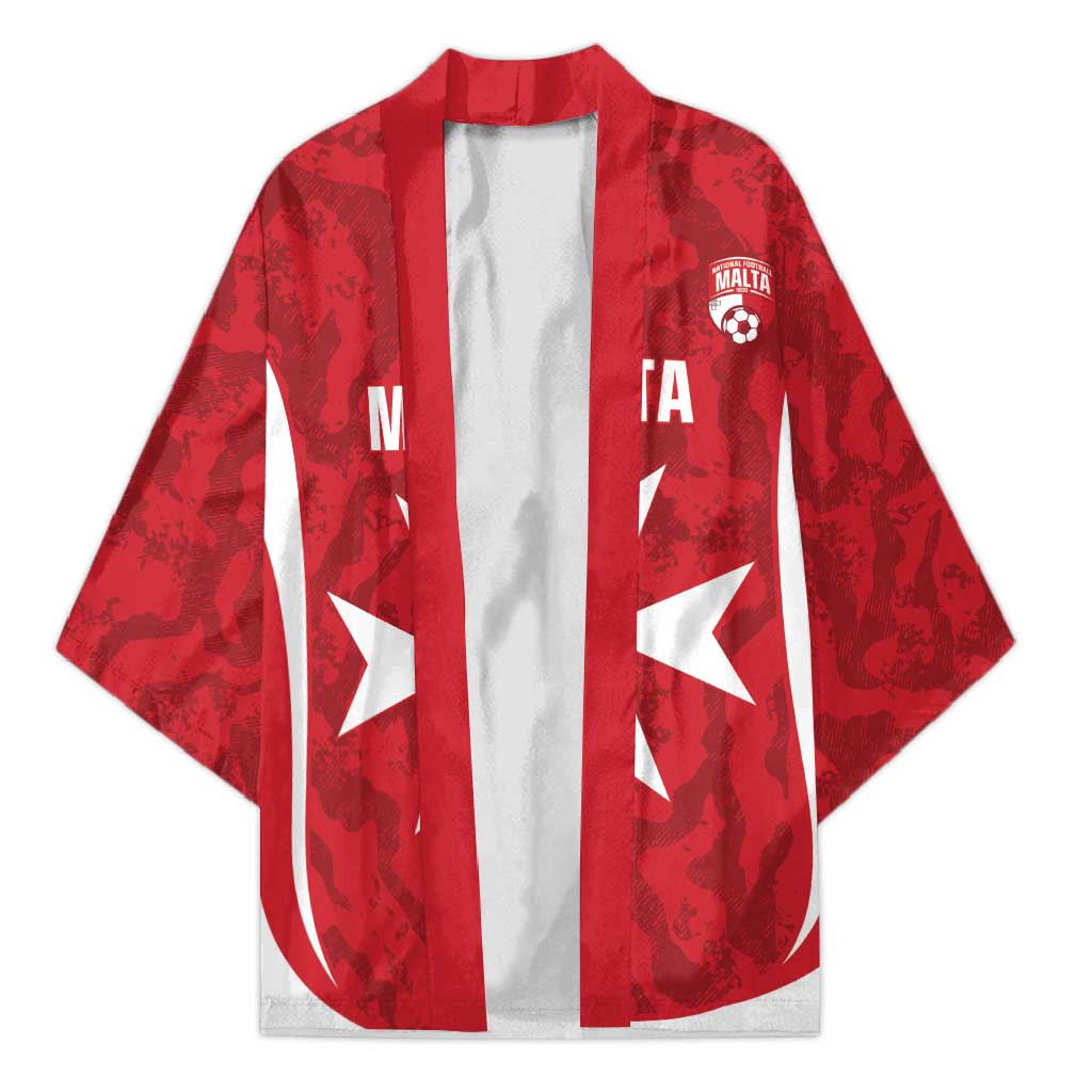 Malta Football Custom Kimono Come One Reds - Wonder Print Shop