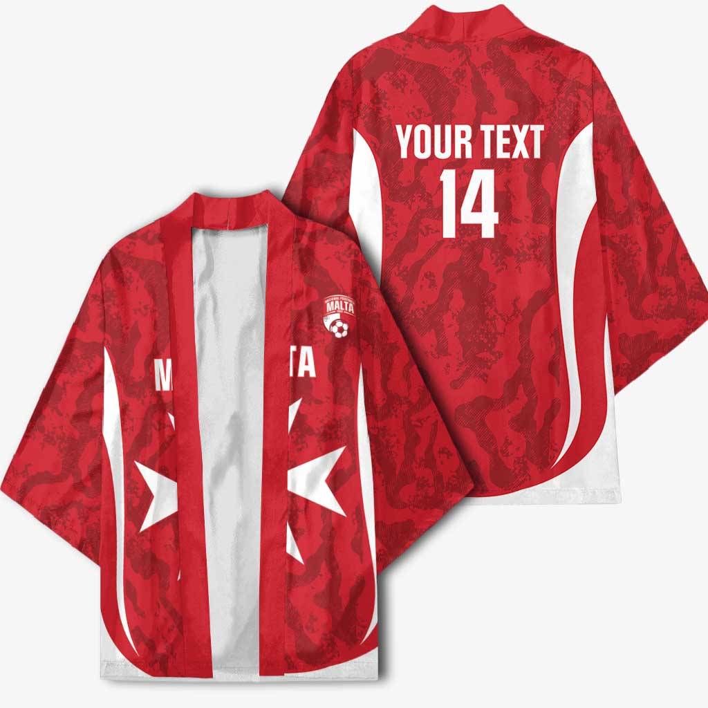 Malta Football Custom Kimono Come One Reds - Wonder Print Shop