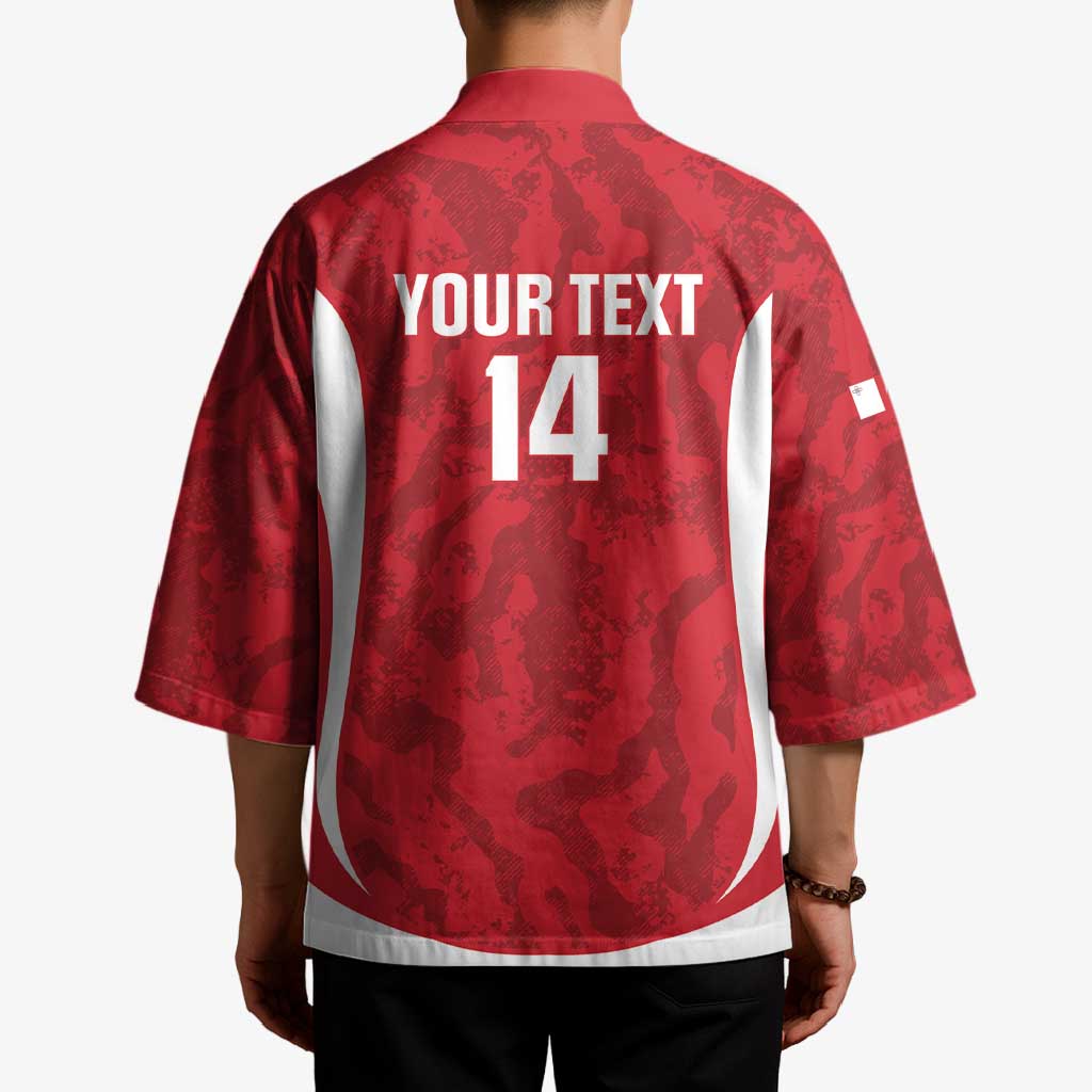 Malta Football Custom Kimono Come One Reds - Wonder Print Shop