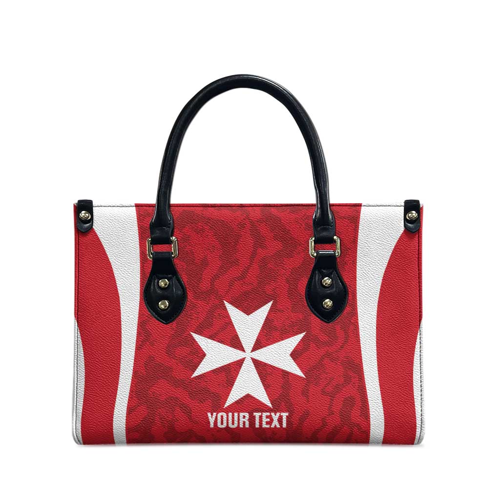 Malta Football Custom Leather Bag Come One Reds - Wonder Print Shop