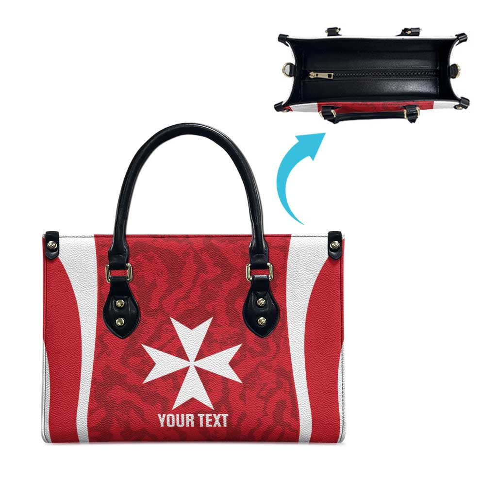 Malta Football Custom Leather Bag Come One Reds - Wonder Print Shop