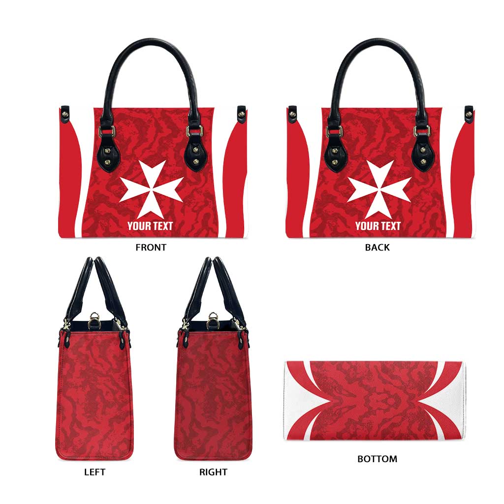 Malta Football Custom Leather Bag Come One Reds - Wonder Print Shop