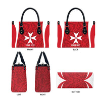 Malta Football Custom Leather Bag Come One Reds - Wonder Print Shop