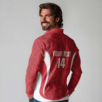 Malta Football Custom Long Sleeve Polo Shirt Come One Reds - Wonder Print Shop