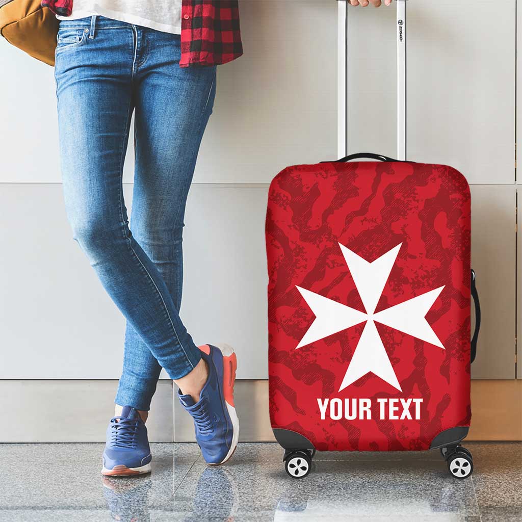 Malta Football Custom Luggage Cover Come One Reds - Wonder Print Shop