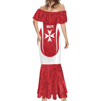 Malta Football Custom Mermaid Dress Come One Reds - Wonder Print Shop