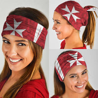 Malta Football Custom Neck Gaiter Come One Reds - Wonder Print Shop
