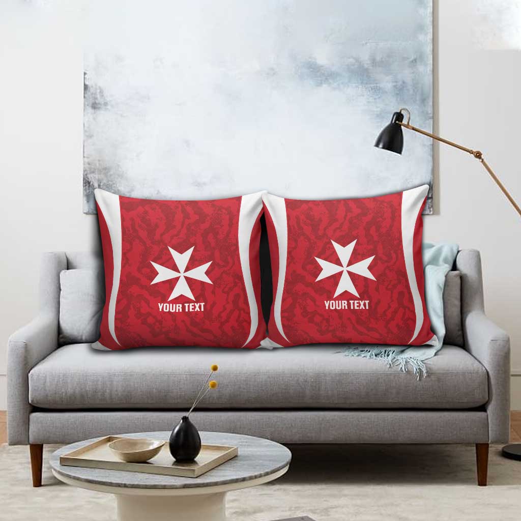 Malta Football Custom Pillow Cover Come One Reds - Wonder Print Shop