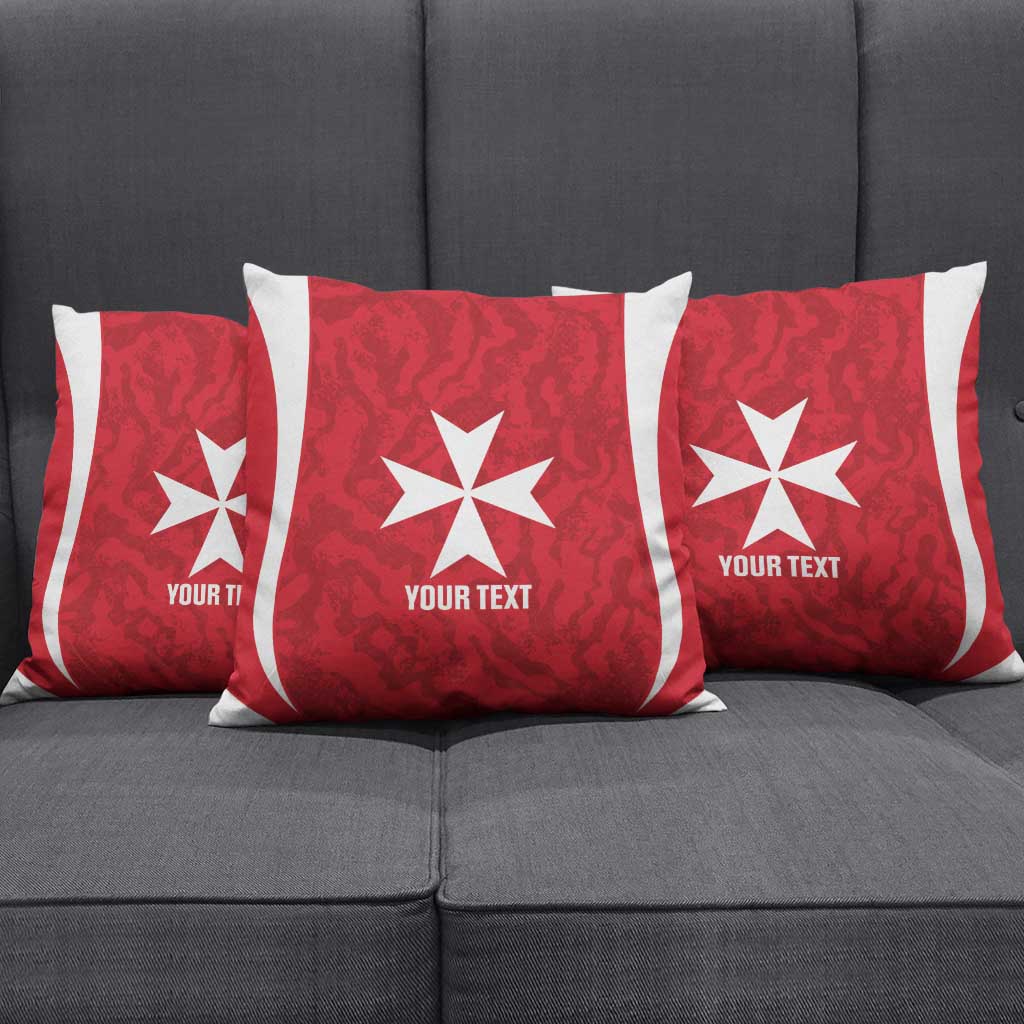 Malta Football Custom Pillow Cover Come One Reds - Wonder Print Shop