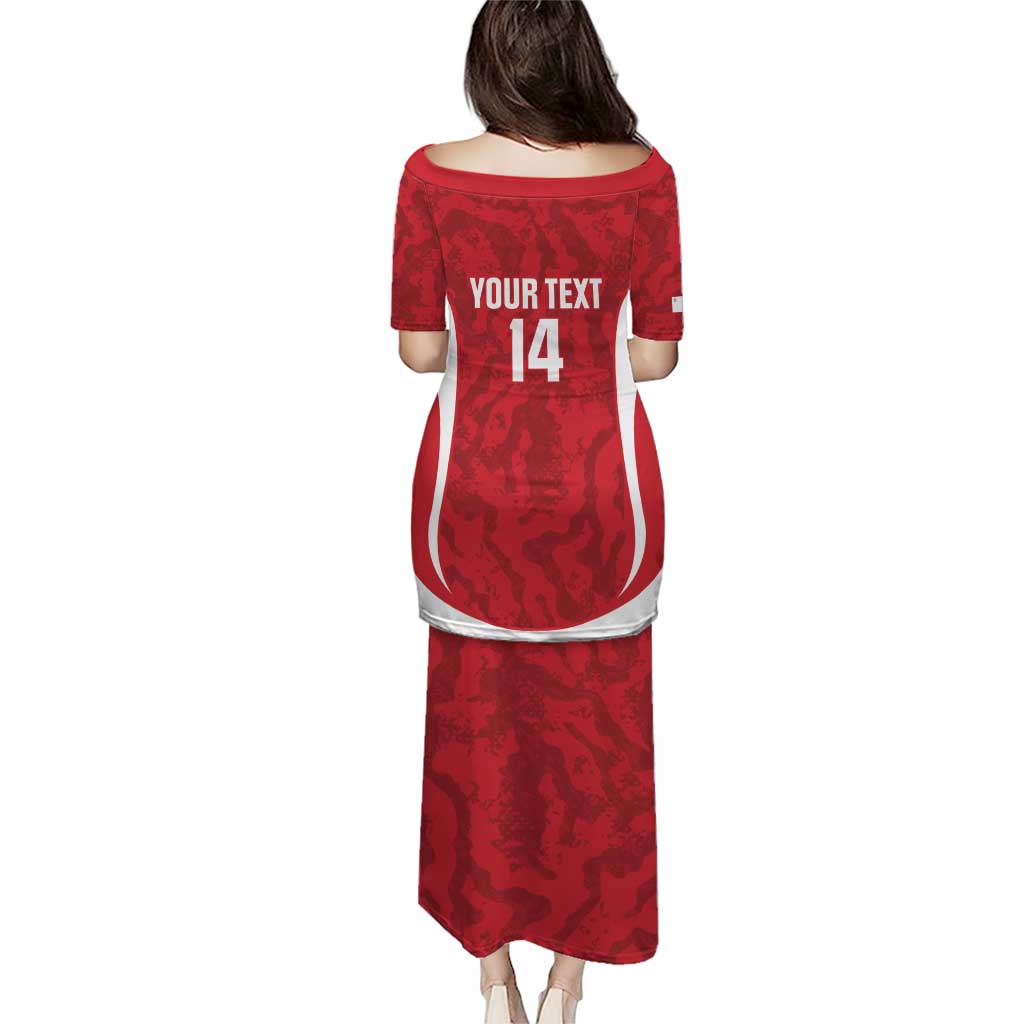 Malta Football Custom Puletasi Come One Reds - Wonder Print Shop