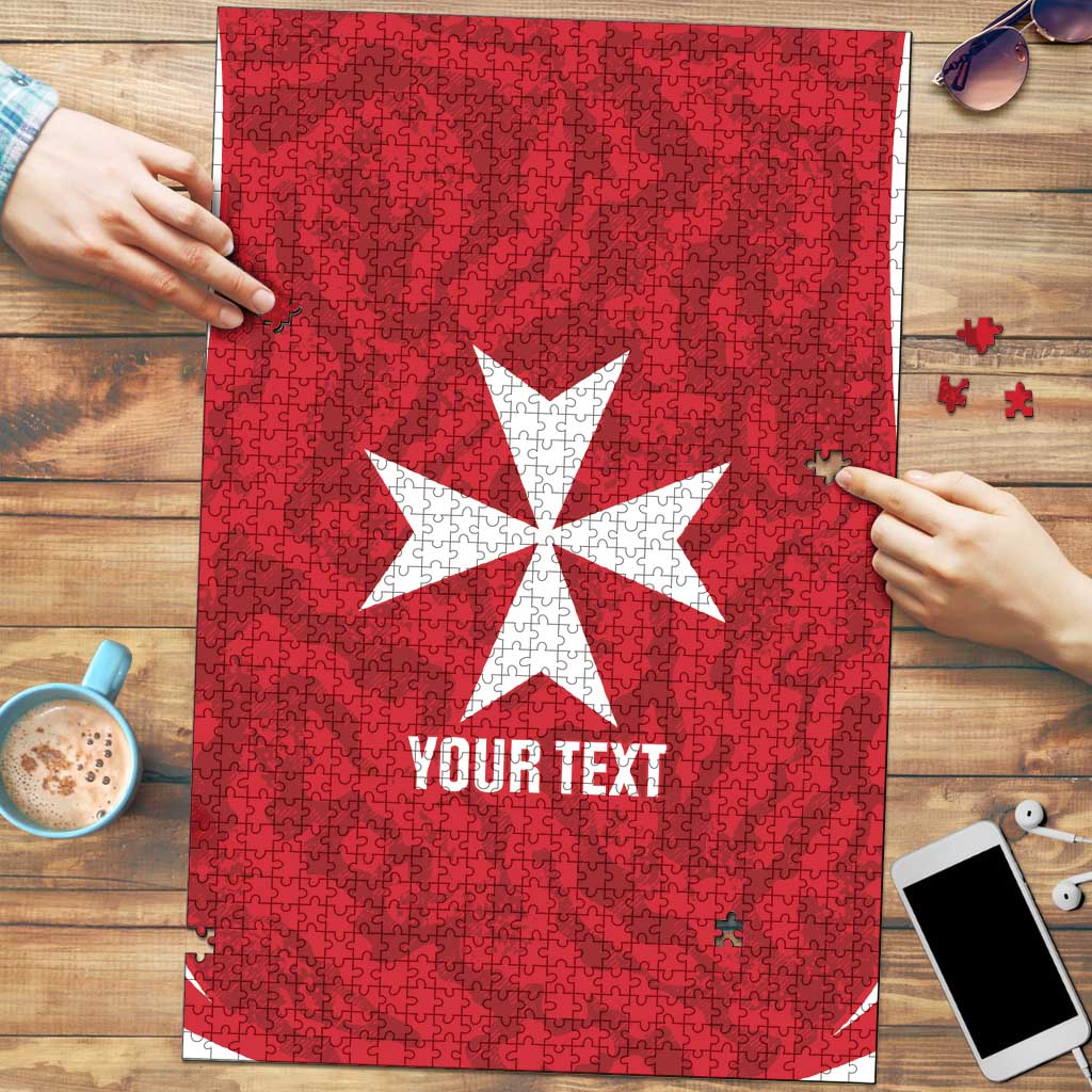 Malta Football Custom Puzzle Come One Reds - Wonder Print Shop