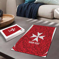 Malta Football Custom Puzzle Come One Reds - Wonder Print Shop