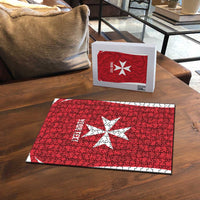 Malta Football Custom Puzzle Come One Reds - Wonder Print Shop