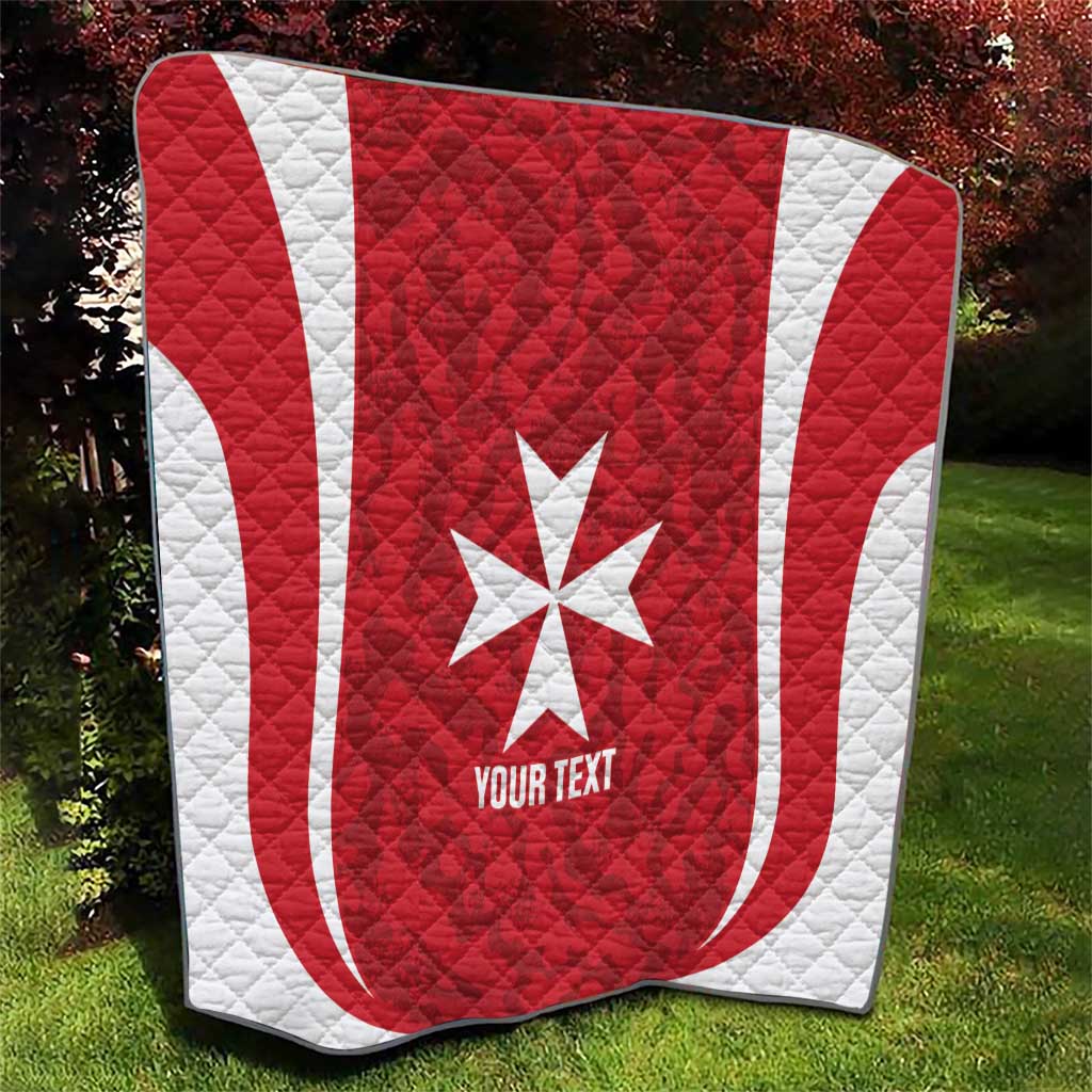 Malta Football Custom Quilt Come One Reds - Wonder Print Shop