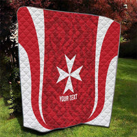 Malta Football Custom Quilt Come One Reds - Wonder Print Shop