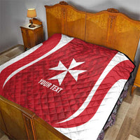 Malta Football Custom Quilt Come One Reds - Wonder Print Shop
