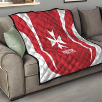 Malta Football Custom Quilt Come One Reds - Wonder Print Shop