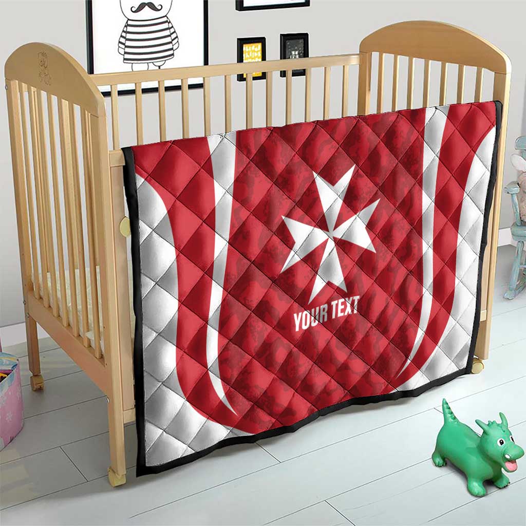 Malta Football Custom Quilt Come One Reds - Wonder Print Shop