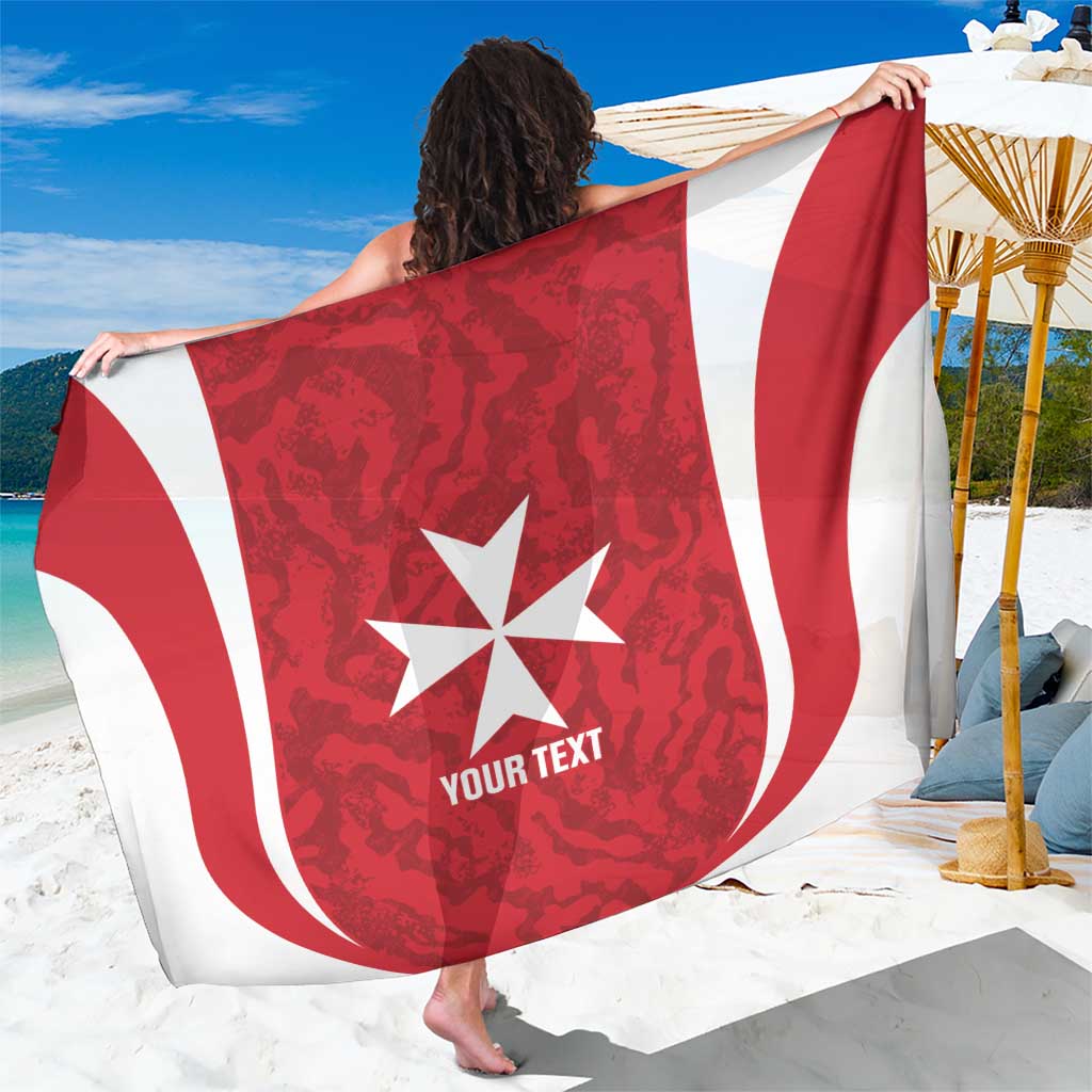 Malta Football Custom Sarong Come One Reds - Wonder Print Shop