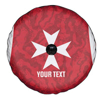 Malta Football Custom Spare Tire Cover Come One Reds - Wonder Print Shop