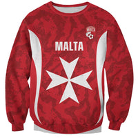 Malta Football Custom Sweatshirt Come One Reds - Wonder Print Shop