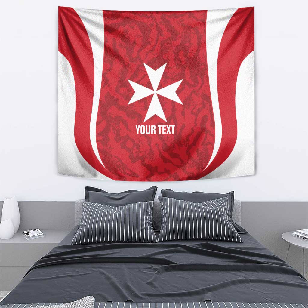 Malta Football Custom Tapestry Come One Reds - Wonder Print Shop