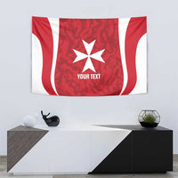 Malta Football Custom Tapestry Come One Reds - Wonder Print Shop