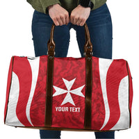 Malta Football Custom Travel Bag Come One Reds - Wonder Print Shop