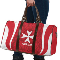 Malta Football Custom Travel Bag Come One Reds - Wonder Print Shop