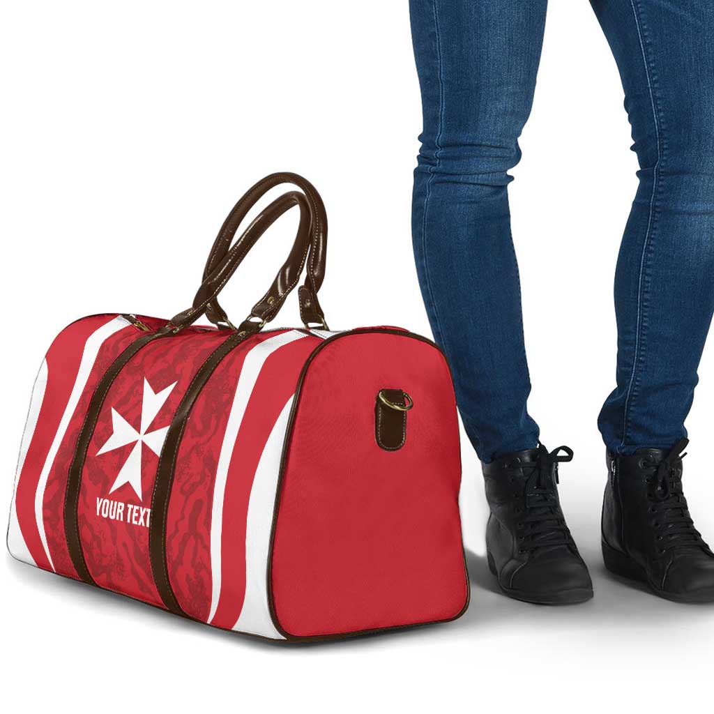 Malta Football Custom Travel Bag Come One Reds - Wonder Print Shop