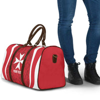 Malta Football Custom Travel Bag Come One Reds - Wonder Print Shop