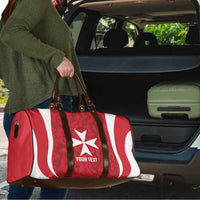 Malta Football Custom Travel Bag Come One Reds - Wonder Print Shop