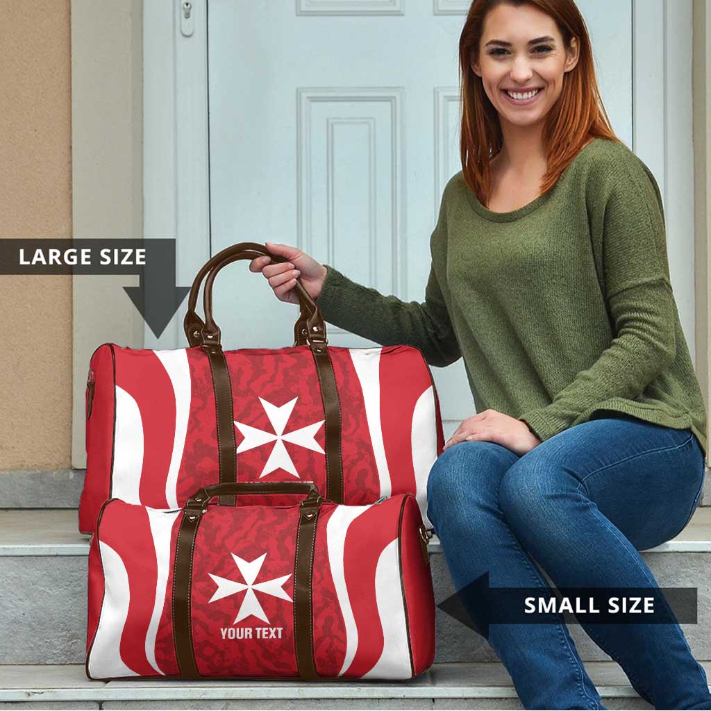 Malta Football Custom Travel Bag Come One Reds - Wonder Print Shop