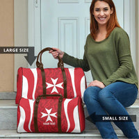Malta Football Custom Travel Bag Come One Reds - Wonder Print Shop