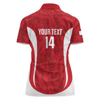 Malta Football Custom Women Polo Shirt Come One Reds - Wonder Print Shop