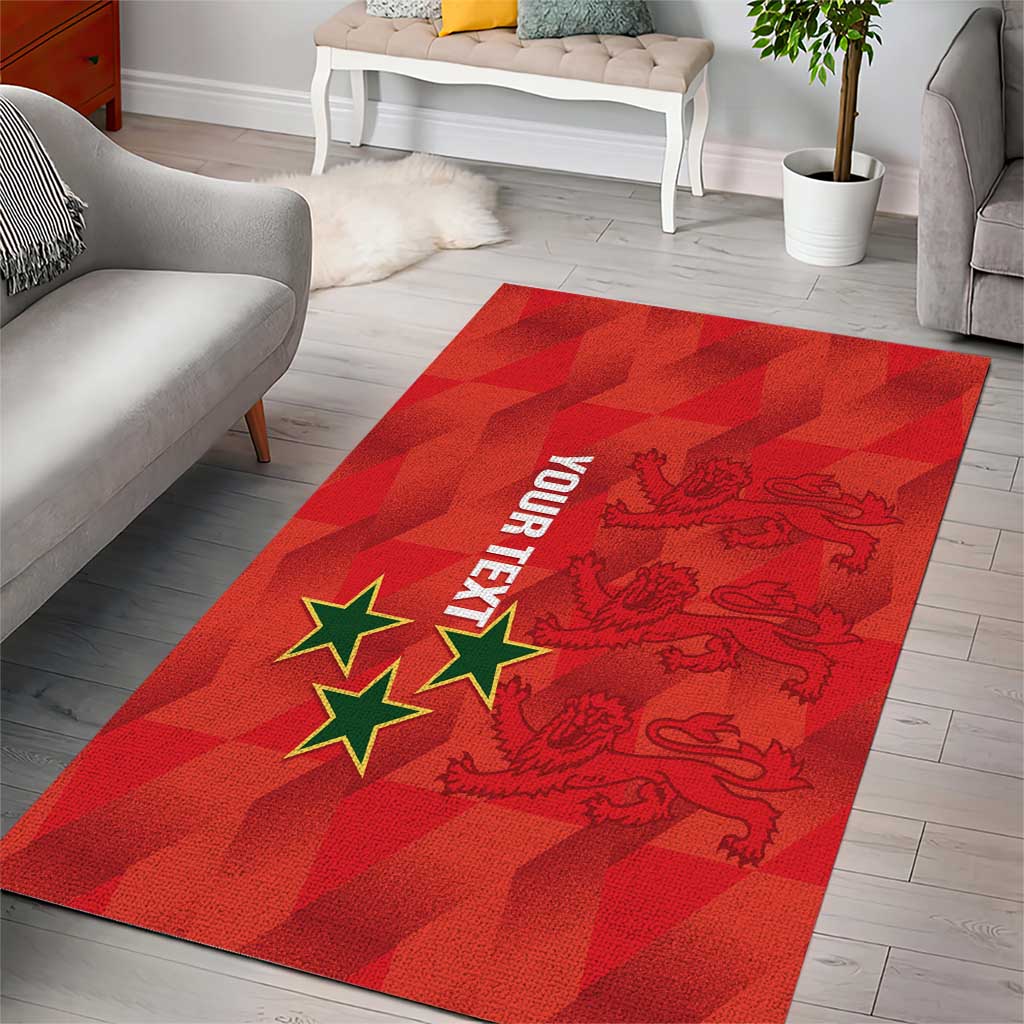 Custom Cayman Islands Football Area Rug 2025 Go Champions