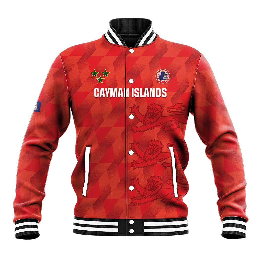 Custom Cayman Islands Football Baseball Jacket 2025 Go Champions