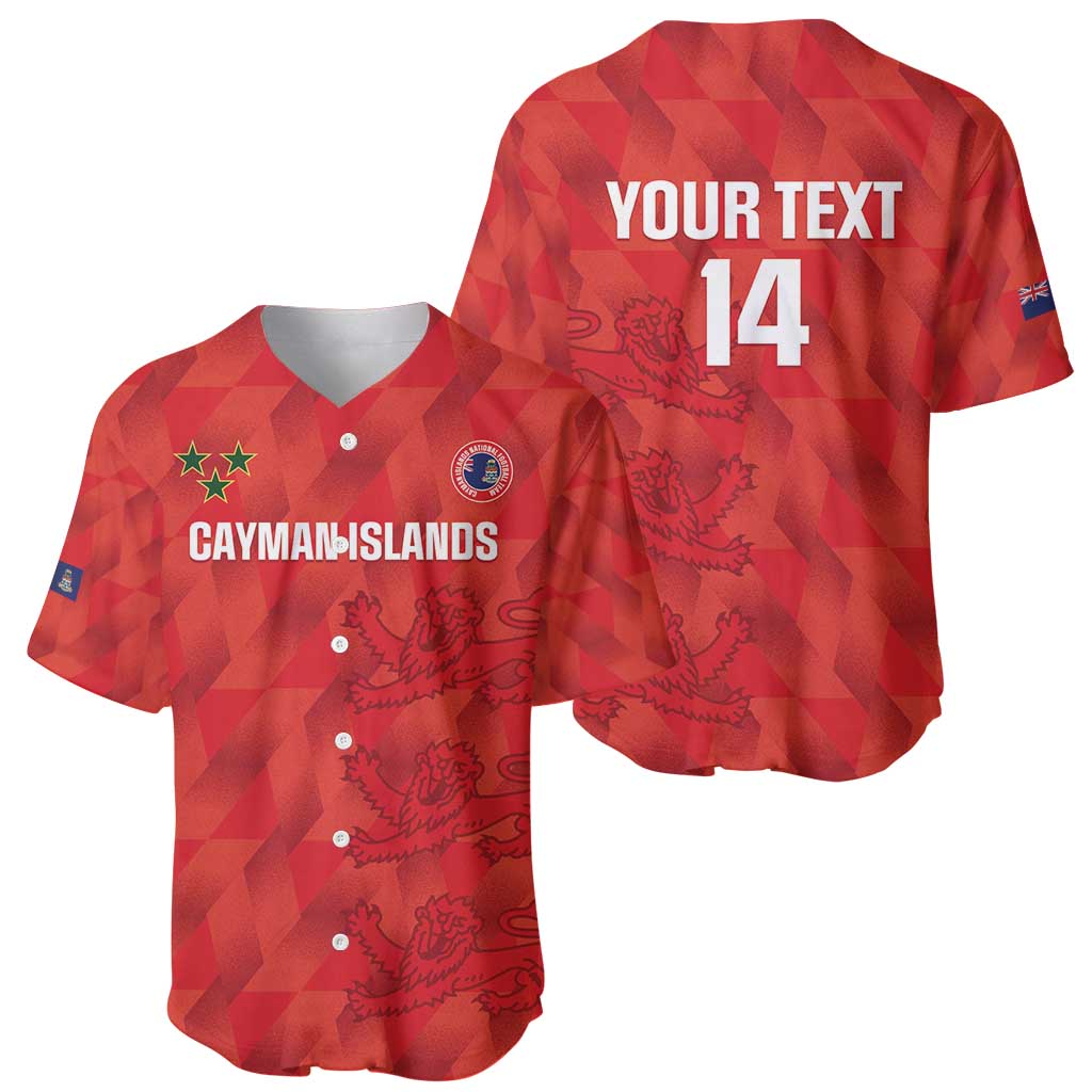 Custom Cayman Islands Football Baseball Jersey 2025 Go Champions